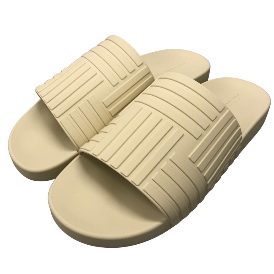 ボッテガヴェネタ サンダル スライドサンダル ベージュ系 メンズ サイズ44 BOTTEGA VENETA 約29.0cm【AFD9-2】拍卖