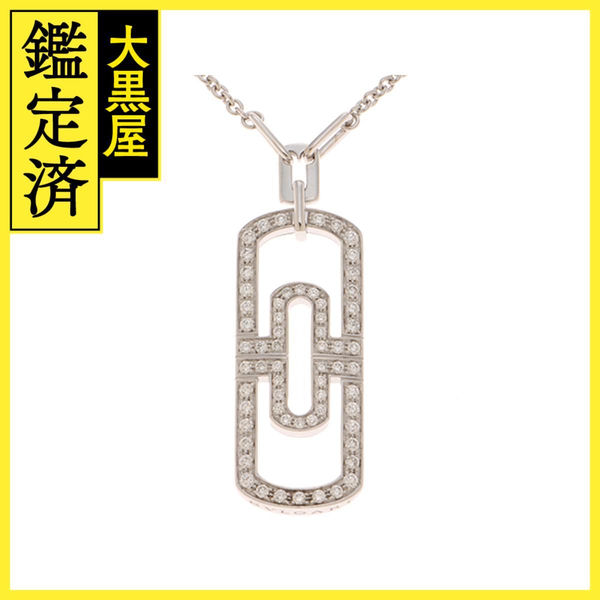 BVLGARI ブルガリ パレンテシオープンネックレス ホワイトゴールド 18KWG 21.4g拍卖