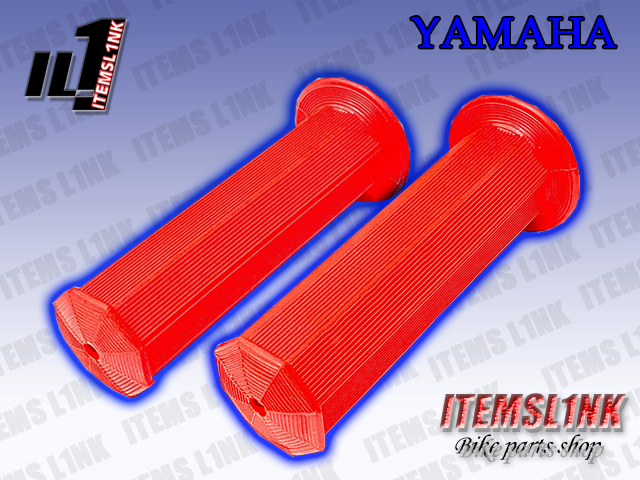 LK2-4RD 八角グリップ 赤色 ハンドル バイクグリップ ジョグZR エボ Jog リモコンジョグ SA36J SA39J BJ TW200/E TW225/EX 汎用拍卖