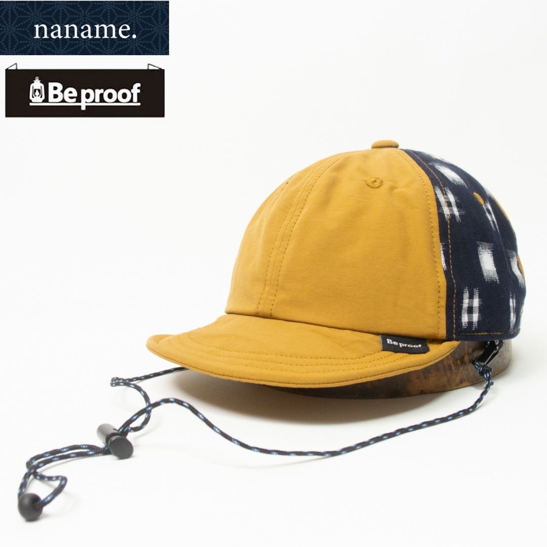 新品 naname.×Beproof 撥水 アンパイアキャップ ベージュ拍卖