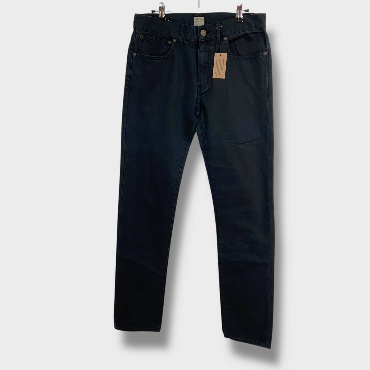 送料無料☆タグ付き未使用品☆J.Crew☆ジェイクルー☆ブラックデニムパンツ☆アーバンスリム☆黒☆W29L32☆拍卖