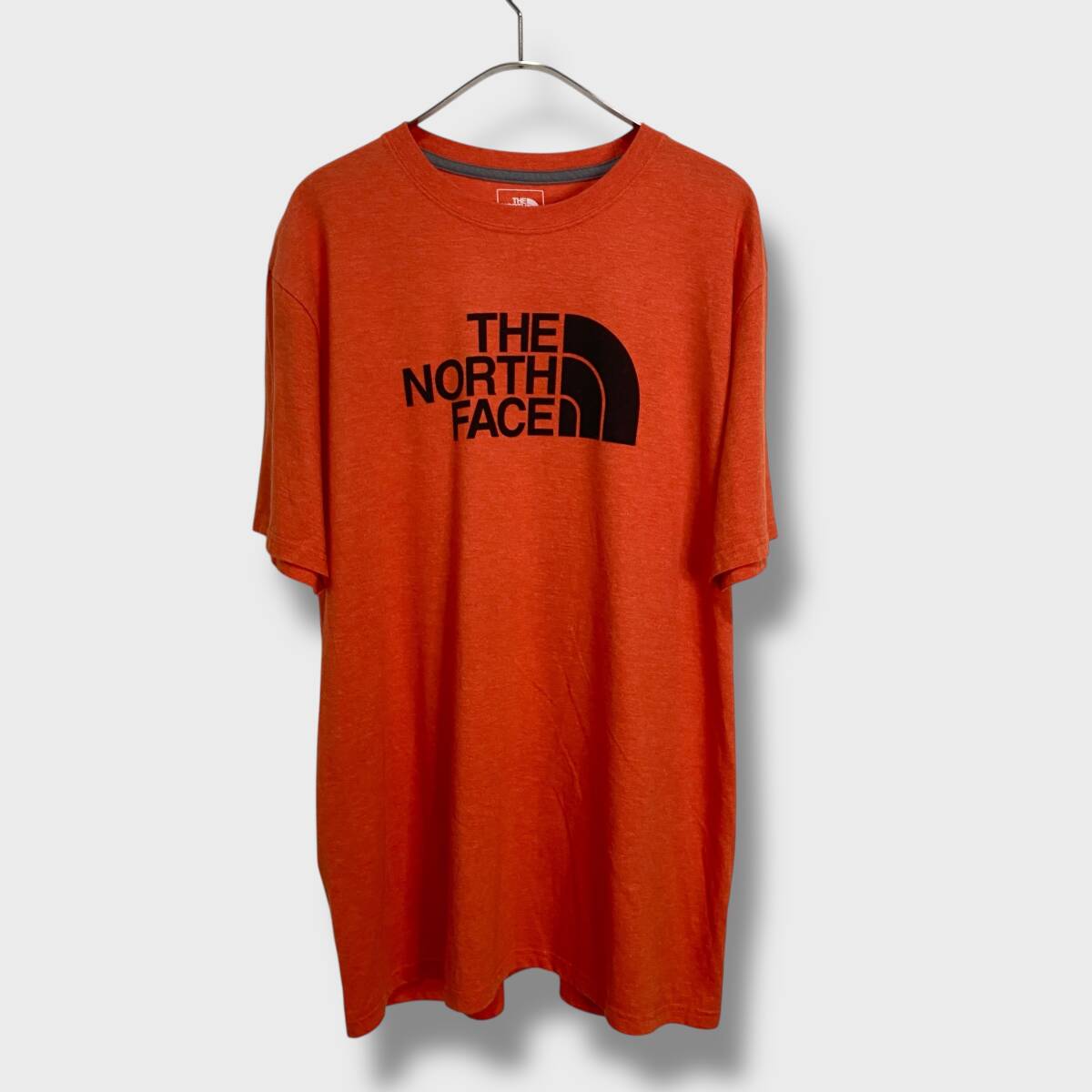 送料無料☆THE NORTH FACE☆ザノースフェイス☆プリントロゴTシャツ☆ロゴTシャツ☆クラシックフィット☆オレンジ☆L☆H25M拍卖