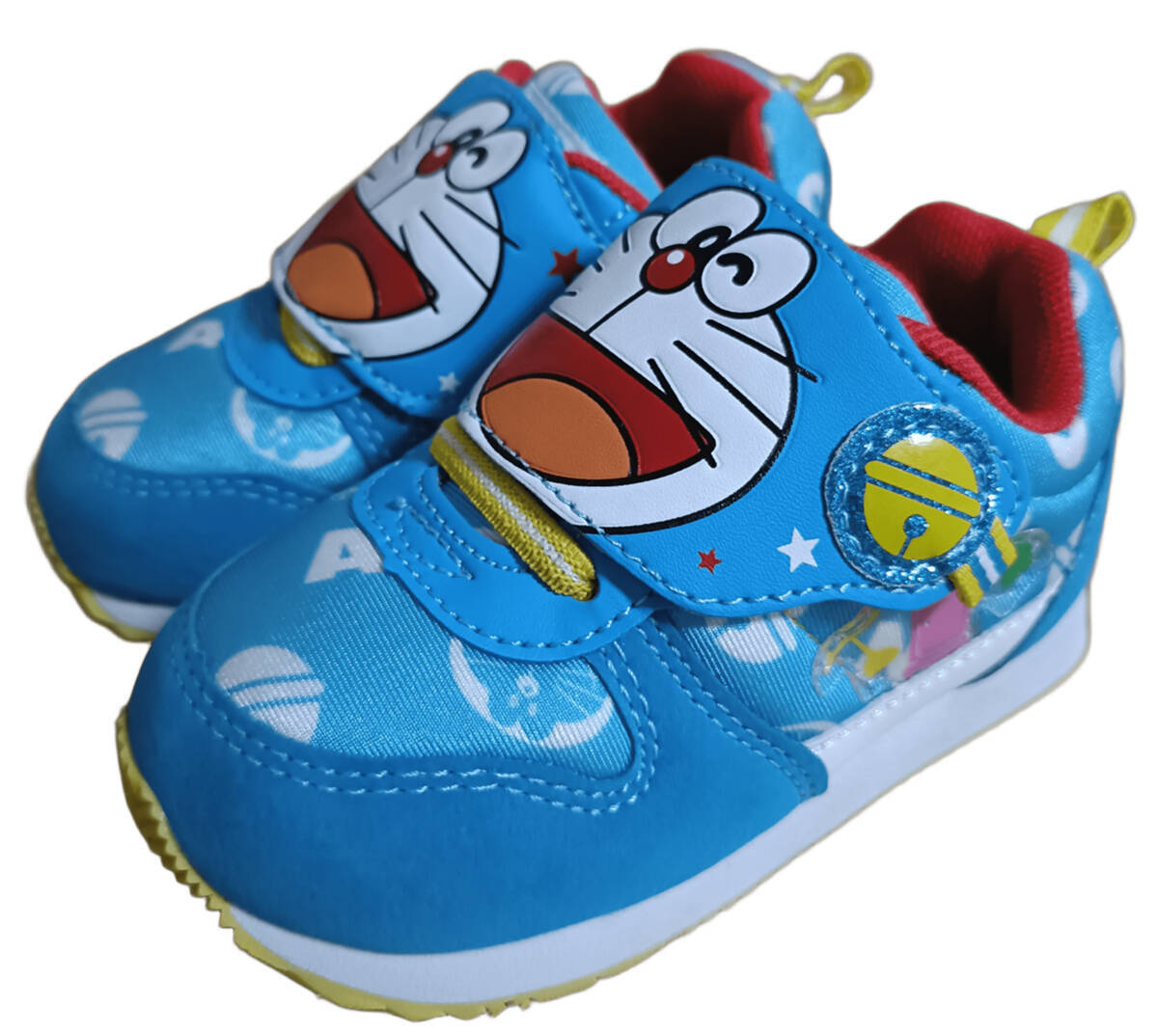 新品 ドラえもん スニーカー キッズ ジュニア 子供 靴 青 ブルー 18cm コマリヨー拍卖