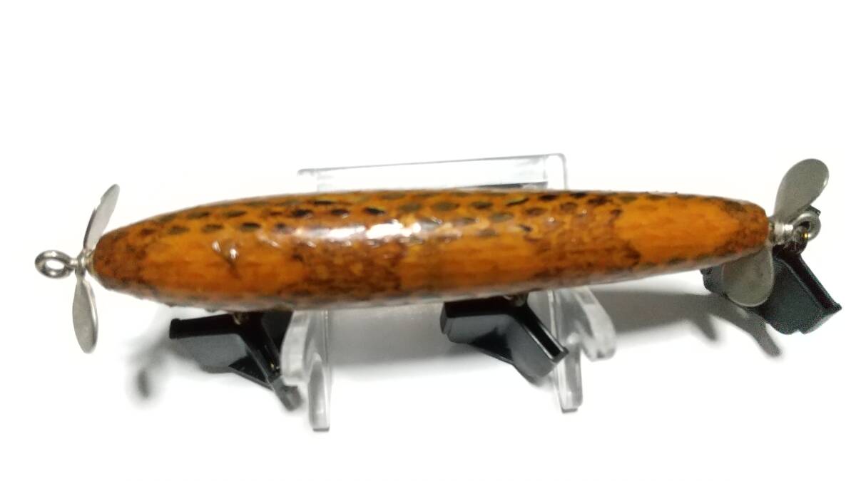 4 ヘビ皮 ミディアムジャンパー カッパーヘッド ? MEDIAM JUMPER 約10cm GILMORE ウッド WOOD トップ TOP ギルモア BOX保管の未使用品拍卖