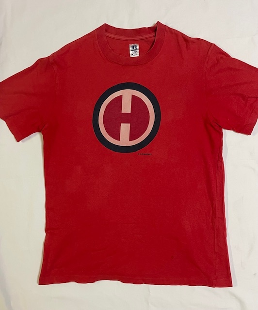 ハリウッドランチマーケットHOLLYWOOD RANCH MARKET H.R.MARKET Tシャツ 赤 丸首拍卖