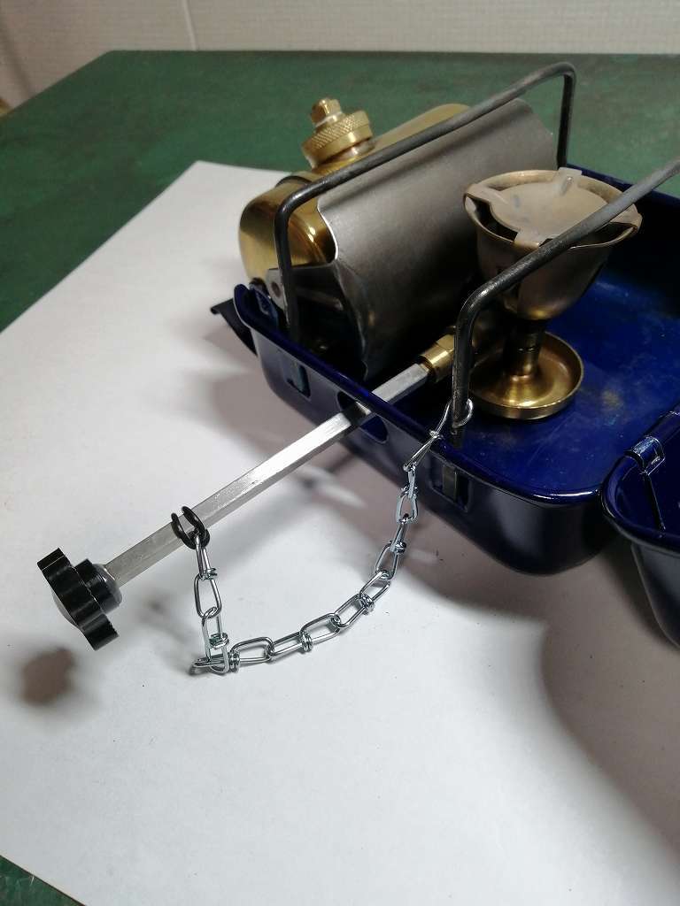 オプティマス8R チェーン付き ハンドル キー ノブ 4mm角拍卖