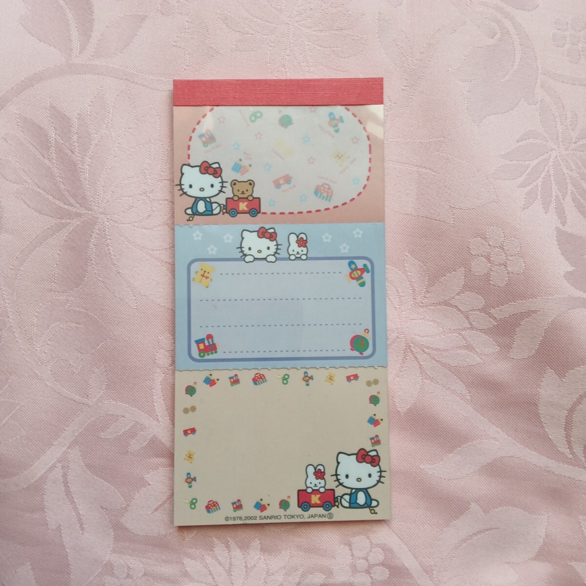 使いかけの古いメモです。。ハローキティ☆ 3連メモ拍卖