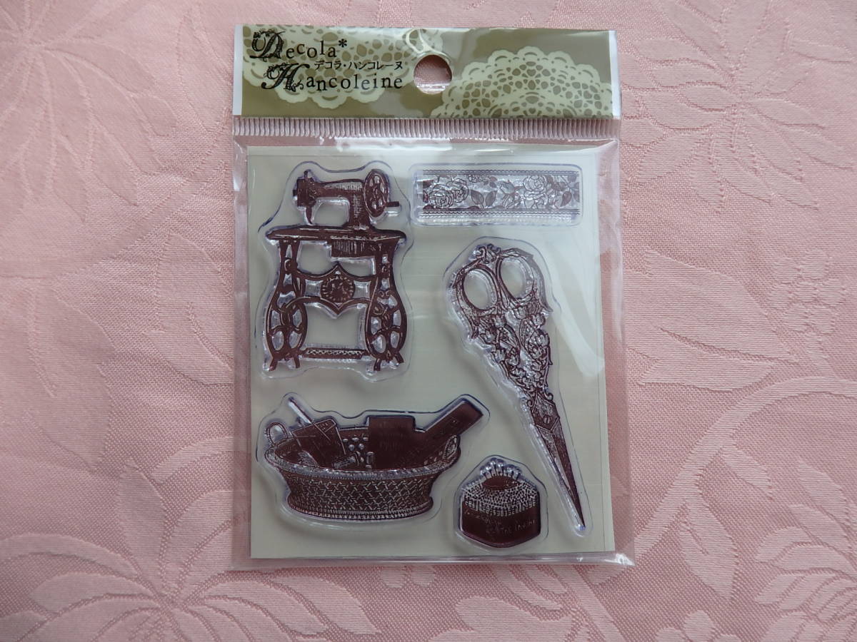 デコラ・ハンコレーヌ クリアスタンプ エルベール**ミシン・ハサミ・ソーリング**拍卖