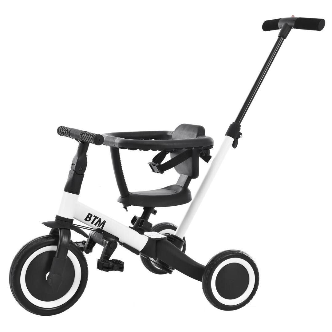 子供用三輪車 4in1 自転車 オリジナル 押し棒付き 安全バー付き 429954拍卖