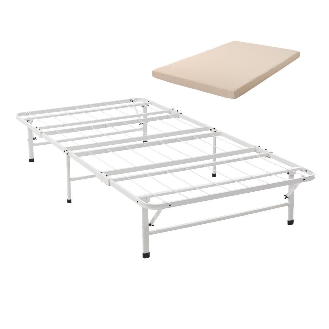 【マットレス付き】パイプベッド 折りたたみベッド シングル 組立簡単 ベッド収納 688717拍卖