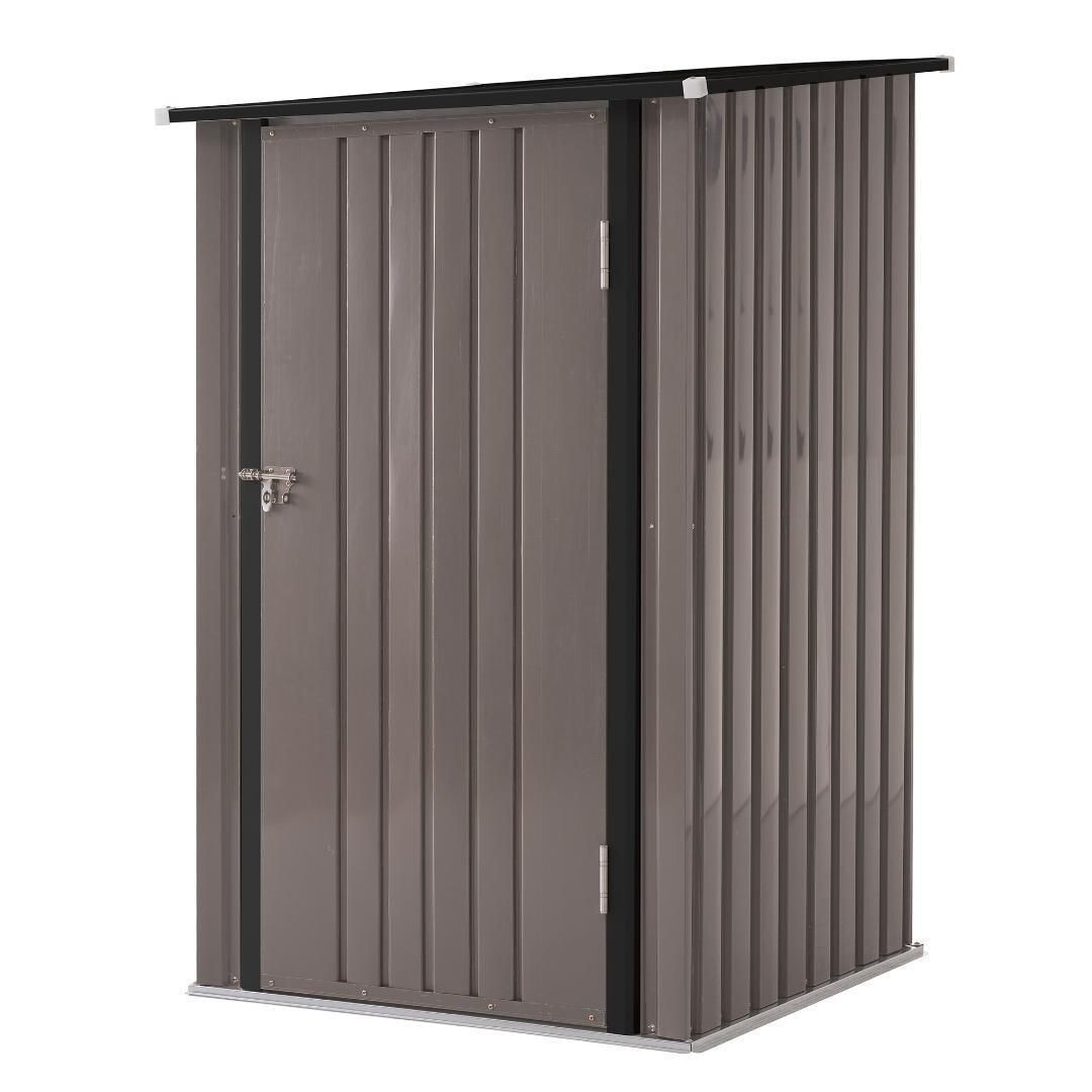 物置屋外スチール倉庫戸外収納庫幅99奥行き105高160物置き庫屋外収納 739562拍卖