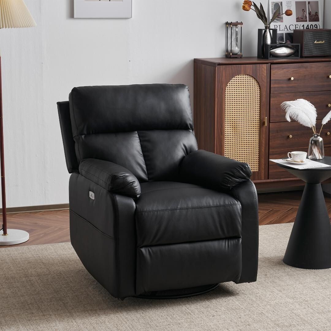 リクライニングチェア 回転式 リクライニングソファ 1人掛け 電動リクライニング 691739拍卖