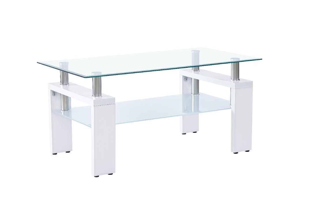 センターテーブル ローテーブル ガラス リビングテーブル モダンコーヒーテーブル 400790拍卖