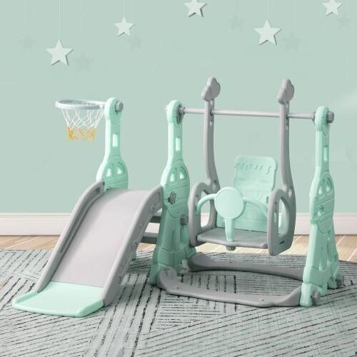 滑り台 すべり台 幼児用滑り台とブランコセット耐荷重40kg 1~5歳 室内遊具 322767拍卖