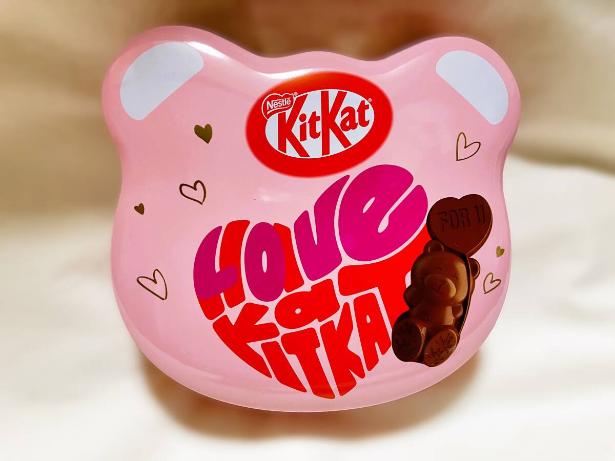 コレクション整理★ネスレキットカット・ハートフルベアー ベア缶(缶のみ)拍卖