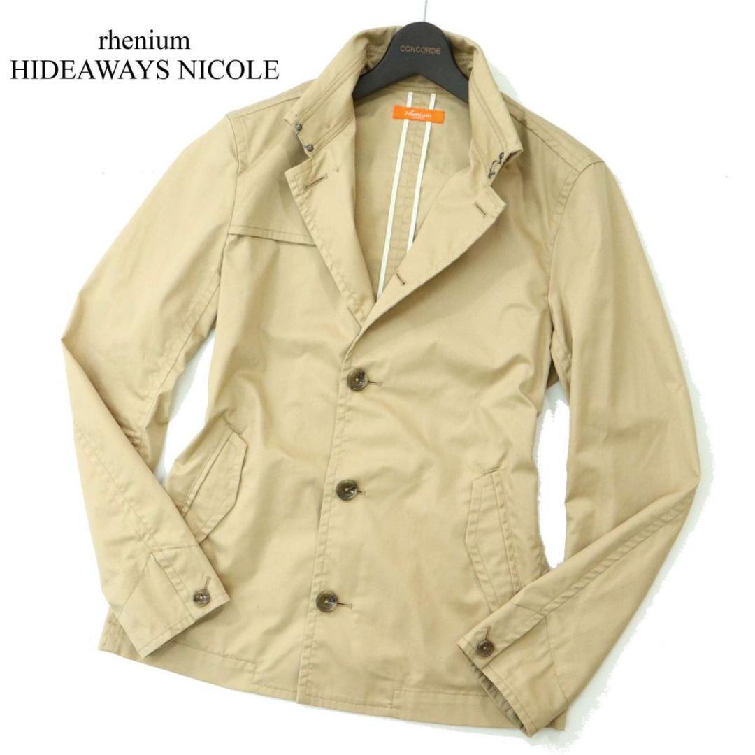 HIDEAWAYS NICOLE スリム ジャケット 48 メンズ ベージュ拍卖