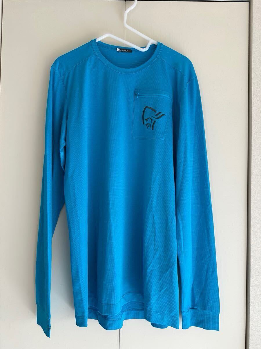 【新品】Norrona fjora equaliser lightweight long Sleeve (M)メンズ フィオーロ イコライザー ライトウェイト ロングスリーブ Lサイズ拍卖