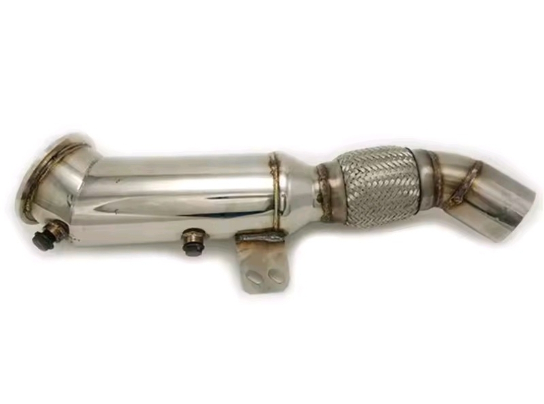 ①BMW M240i 340i 440i 540i 740i B58 キャットレスダウンパイプ ステンレス 4.5インチターボ 2016-2019拍卖