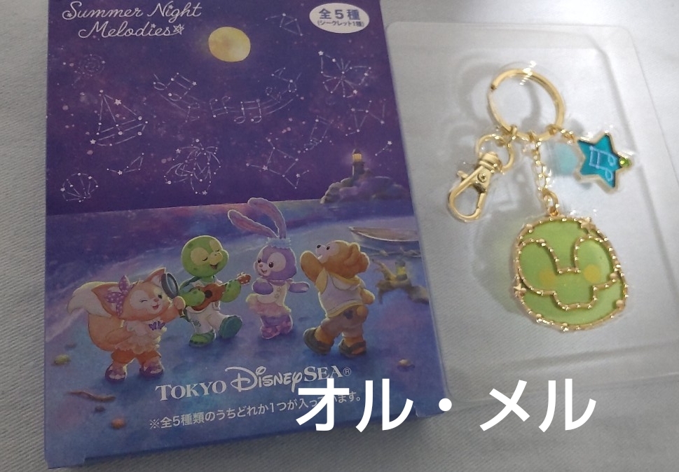 ダッフィー サマーナイトメロディー キーチェーン キーホルダー オルメル ウェアスマイルズ ディズニー拍卖