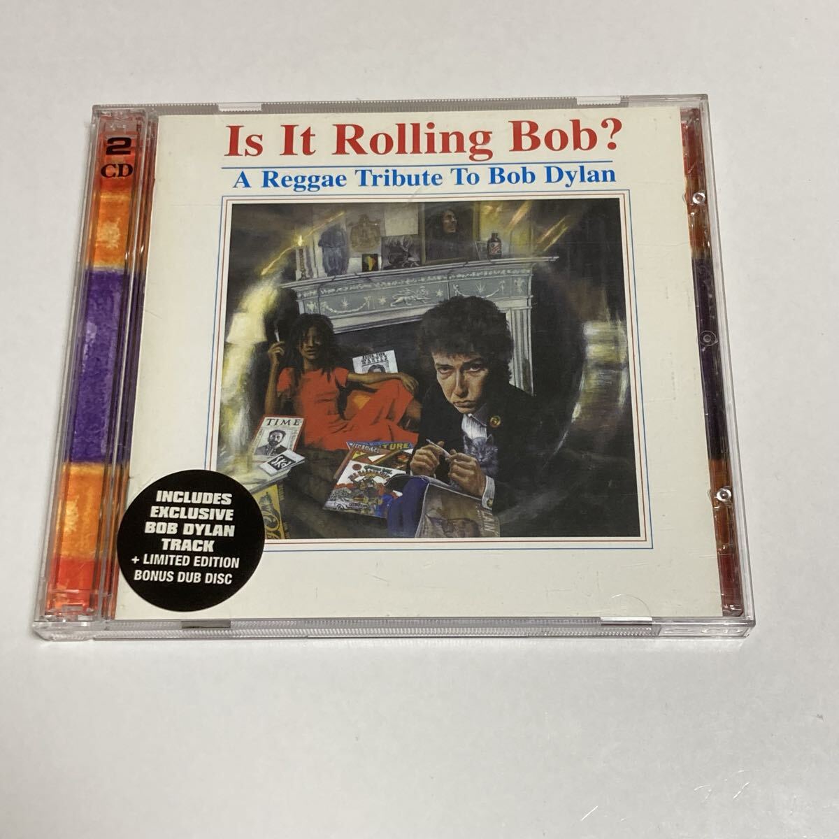 2CD ボブ・ディランへのレゲエ・トリビュート・アルバム「Is It Rolling Bob? A Reggae Tribute To Bob Dylan」盤面きれいです(管0061-2)拍卖