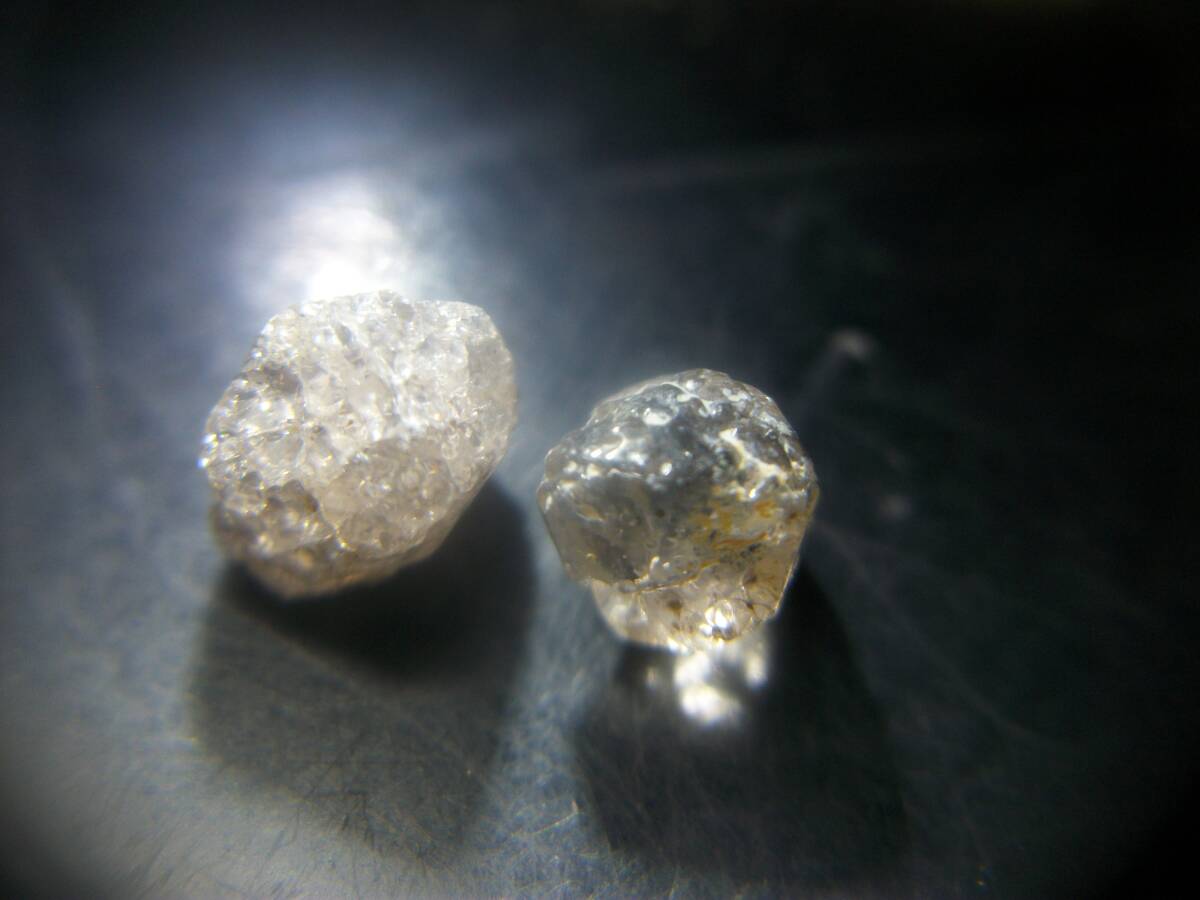 国産鉱物 宮城県 郷六 高温石英 ベータクォーツ 多面体 2個 定型外発送拍卖