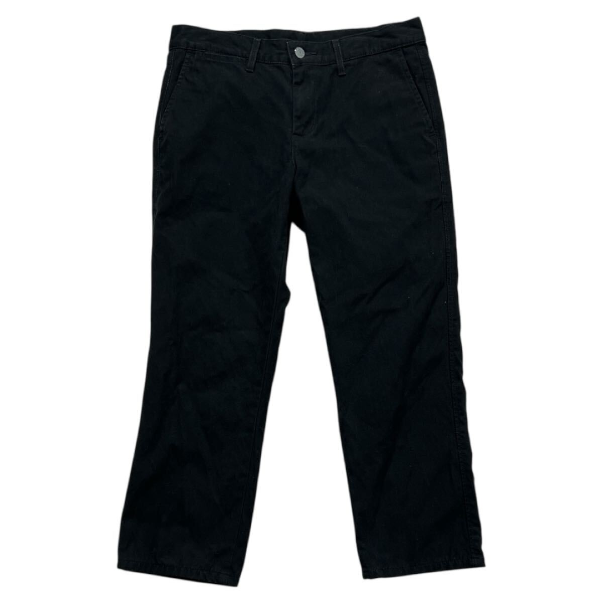 ■ MHL MARGARET HOWELL×EDWIN マーガレットハウエル×エドウィン ■ フェイクレザー パッチ シンチバックベルト カラーパンツ 29×24拍卖