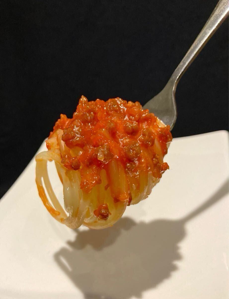 食品サンプル ミートソーススパゲッティ フォーク巻きつけ拍卖
