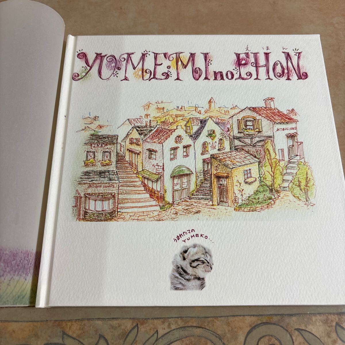 ユメミの絵本 YUMEMI no EHoN ヨーロッパの街にあるような可愛いショップ 貴重本拍卖