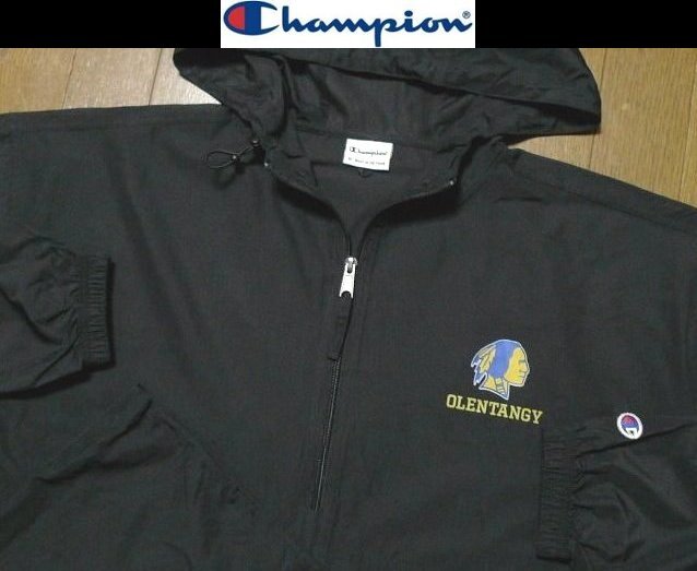 3L-2XL-XXL日本サイズ位【セール!送料無料】超希少 チャンピオン USA限定モデル1点物 美品 防風撥水 特注 パーカー ジャケット拍卖