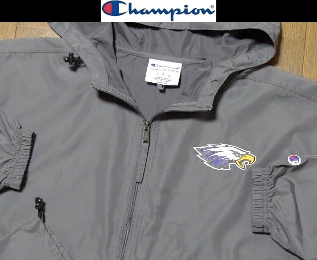 2L-3L・XL-XXL日本サイズ位【即決送料無料】超希少 チャンピオン USA限定モデル1点物 美品 防風撥水 特注ジャケット パーカー拍卖