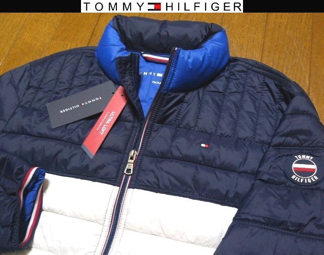 XL日本サイズ位★セール送無料★新品トミーヒルフィガーUSA限定 フラッグカラー ダウンジャケット同機能DOWN ALTERATIVE拍卖