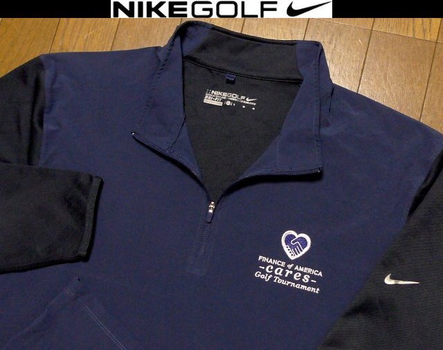 2L-3L・XL-XXL日本サイズ位★セール送無料★超希少 ナイキゴルフ USA限定モデル1点物 美品 特注刺繍4方向伸縮ストレッチトップ ジャケット拍卖