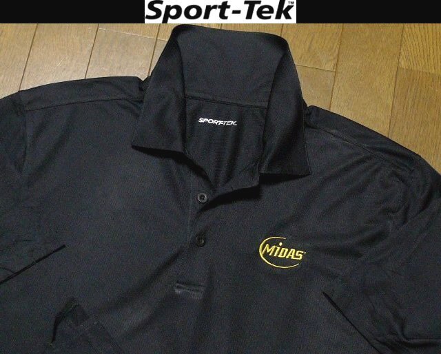 2L-3L・XL-XXL日本サイズ位【セール送無料】超希少 スポーツテック USA限定美品 特注刺繍 速乾除湿SPORT TEKポロシャツ大きいビッグ拍卖