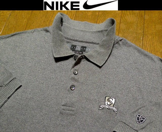 4L-5L・3XL-4XL日本サイズ位【セール送料無料】超希少 ナイキ USA限定モデル1点物 美品 特注刺繍 速乾除湿 伸縮 ポロシャツ拍卖