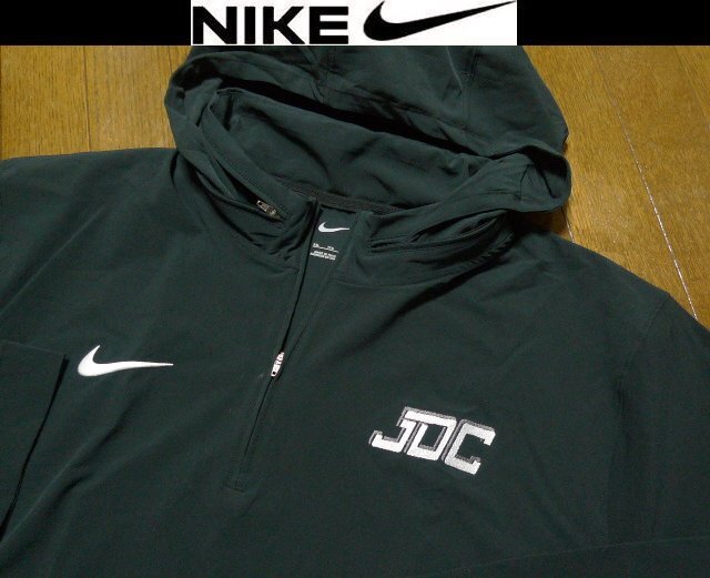 6L-7L・5XL-6XL日本サイズ位【セール送無料】超希少 ナイキ USA限定 美品 特注刺繍 防風撥水収納フード4方向伸縮ジャケット拍卖