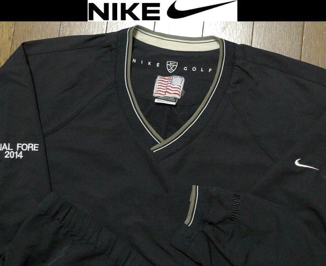 4L-5L・3XL-4XL日本サイズ位【セール!送料無料】超希少 ナイキゴルフ USA限定モデル1点物 美品 防風撥水 特注 星条旗 ジャケット拍卖