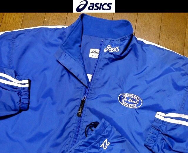 4L-5L・3XL-4XL日本サイズ位★セール送無料★超希少 アシックスUSA限定モデル1点物 防風撥水除湿 特注asicsジャケット拍卖