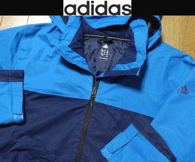 3L-4L・2XL-3XL日本サイズ位【セール!送料無料】超希少 アディダス USA限モデル1点物 美品 防風撥水除湿パーカー ジャケット拍卖