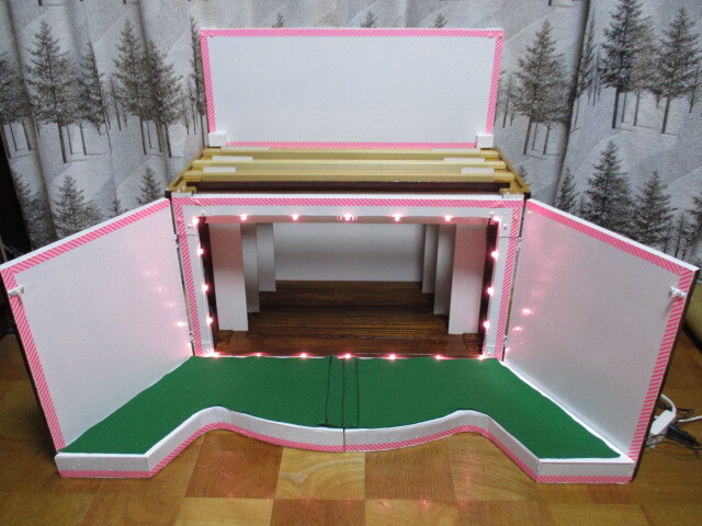 ★舞台装置ミニ(紙芝居・影絵・人形操り等)・ハンドメイド・新品拍卖