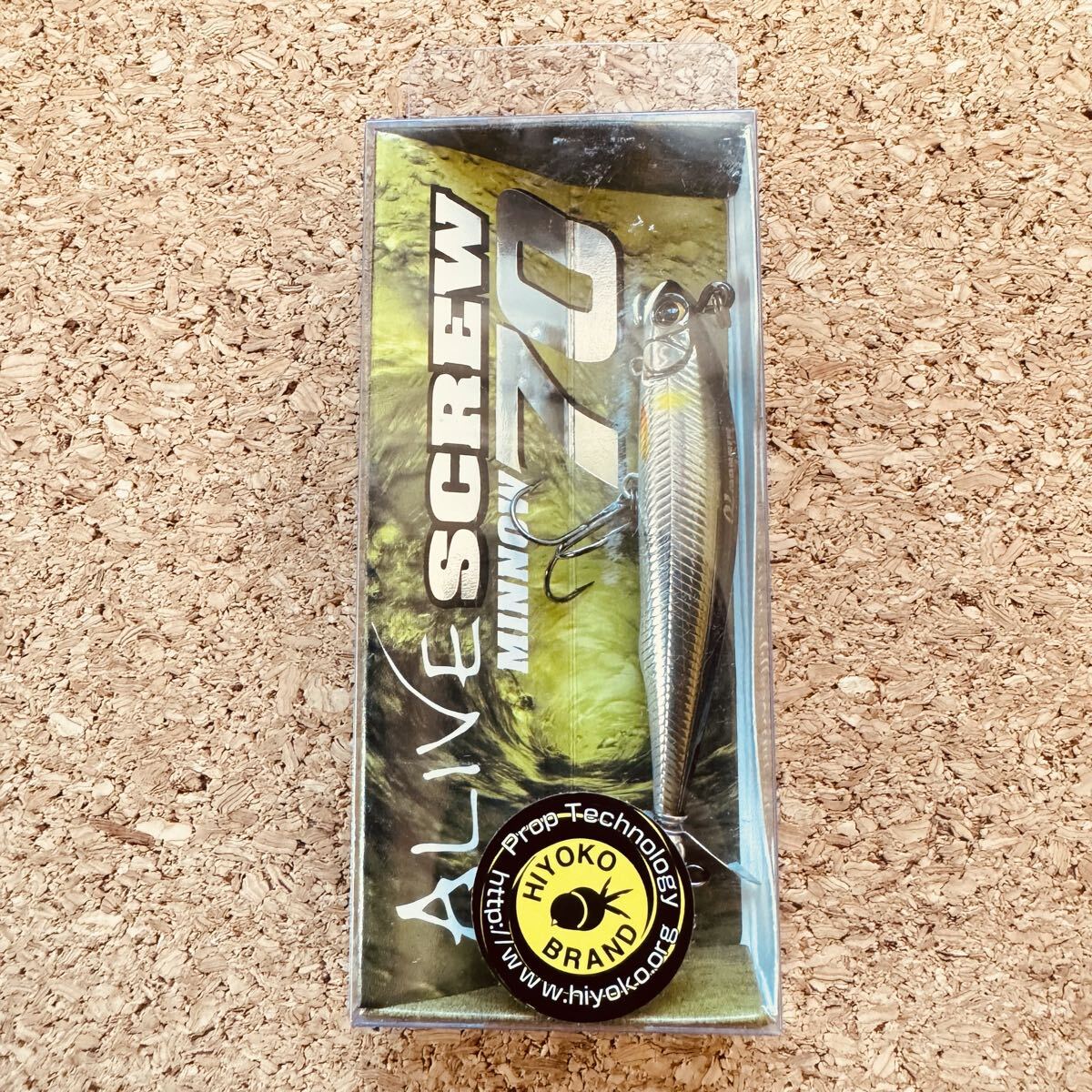 イマカツ IMAKATSU アライブスクリューミノー70 シンキング リアルアユ 未使用品 バスルアー拍卖