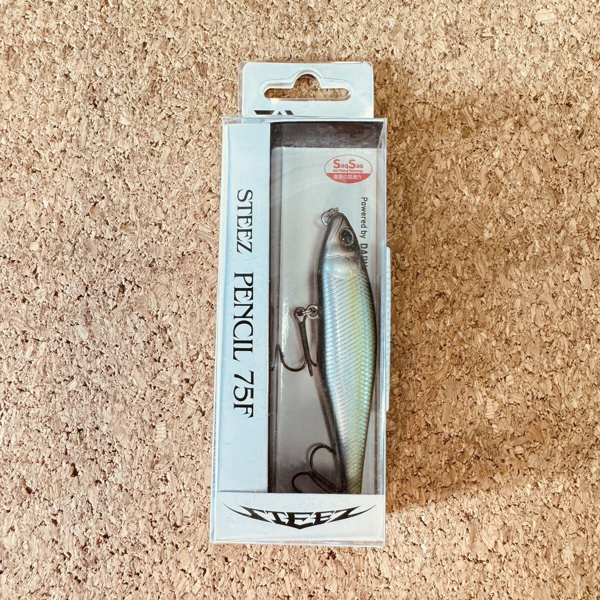 ダイワ スティーズ ペンシル 75F DAIWA STEEZ PENCIL ナチュラルゴーストシャッド 未使用品 ルアー拍卖