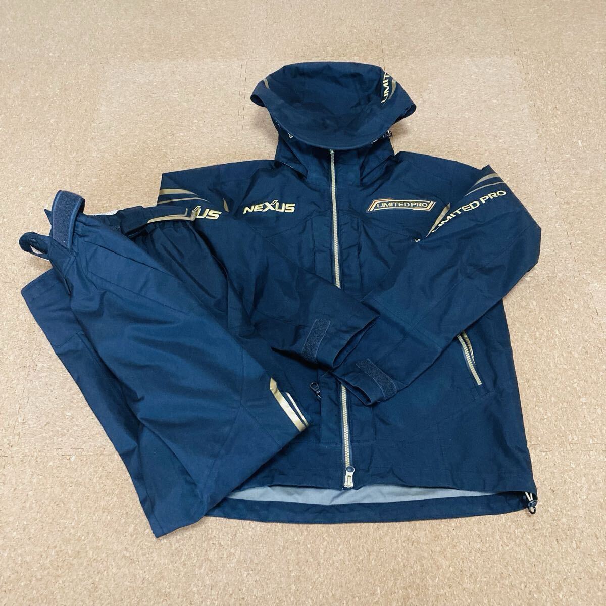 シマノ RA-112N ネクサス ゴアテックスプロ レインスーツ リミテッドプロ Mサイズ リミテッドブラック拍卖