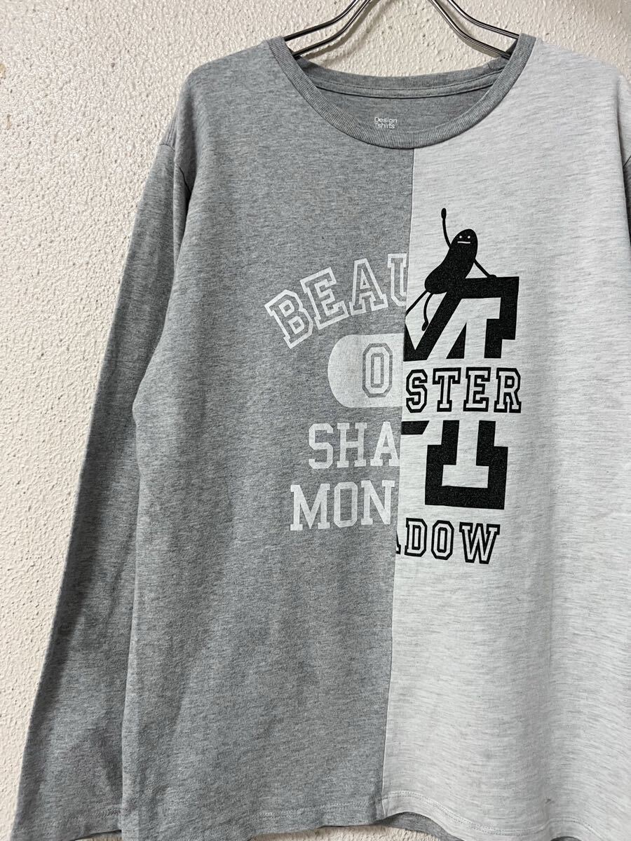 グラニフ graniph ビューティフルシャドー カレッジプリント 長袖 Tシャツ 拍卖