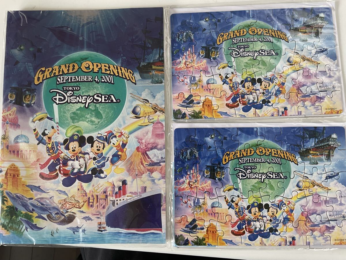 東京ディズニーシー グランドオープニング ノート パズルカード 40pcs 未使用未開封 TDR TDS ミッキーマウス拍卖