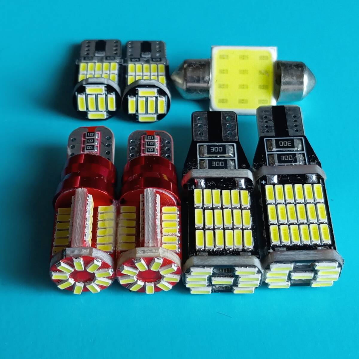 超爆光!エブリィワゴン DA64系 DA17W ルームランプ バックランプ ポジション 7個セット T10 LED ホワイト スズキ /45/57/34/t31拍卖