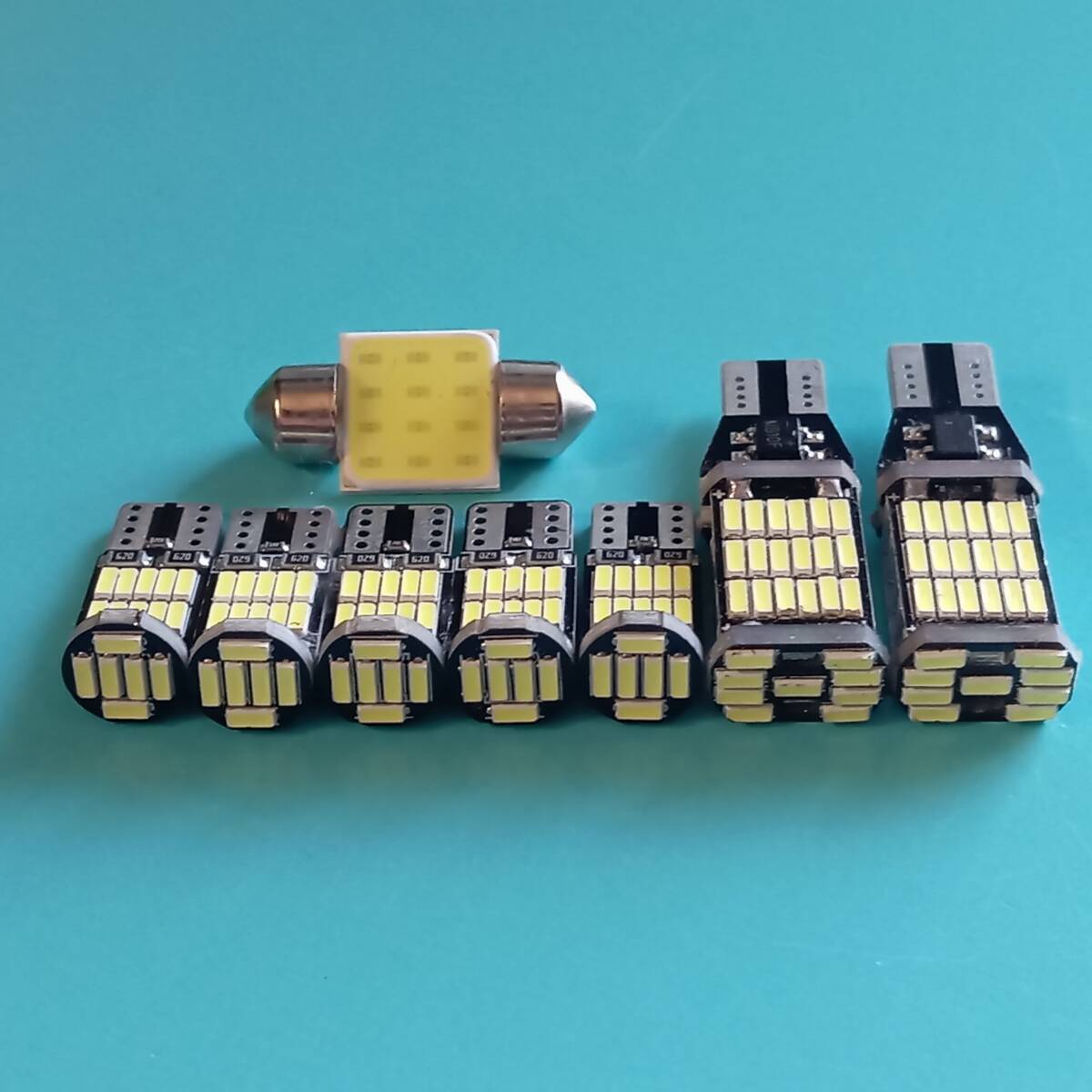 爆光8個セット! DR17V NV100 クリッパー T10 LED ルームランプセット ポジション ナンバー灯 バックランプ ホワイト 日産 45/26/t31/拍卖