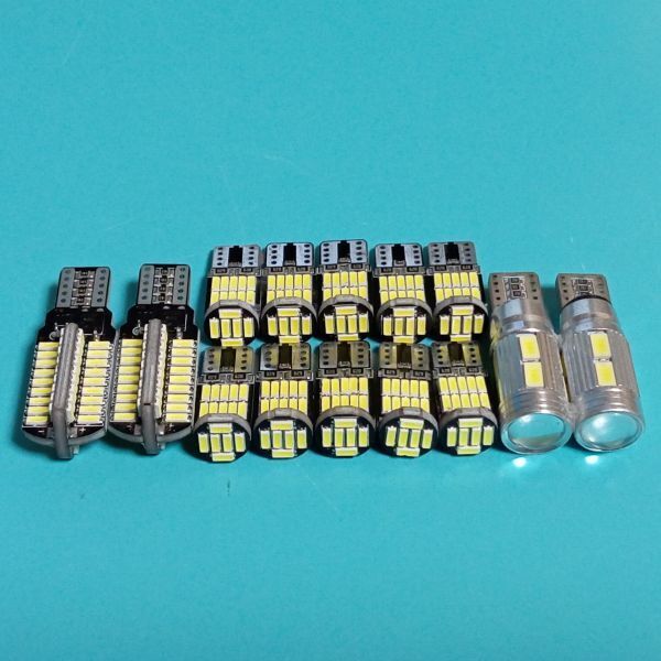 最強!20系 ヴェルファイア アルファード 超爆光! T10 LED ルームランプ ナンバー灯 バックライト 14個セット ホワイト トヨタ /72/10/26/4拍卖