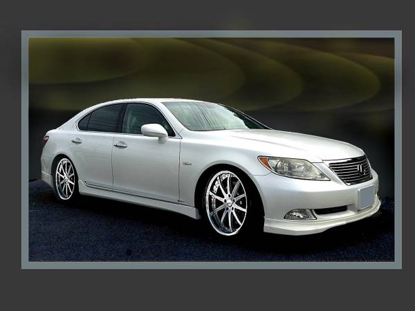 在庫有り!! レクサス(LEXUS)LS460系 前期対応 ABS製ハーフエアロ3点set(フロント・サイド・リア) *人気商品!!拍卖