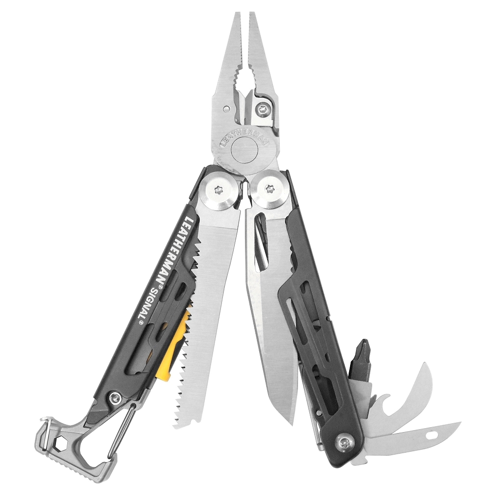 Leatherman Tool SIG-N シグナル・StainlessSteel Pocket Clip 全長:11.4cm(プライヤー収納時)ナイフ刃渡り:6.9cm 重量;212gr拍卖