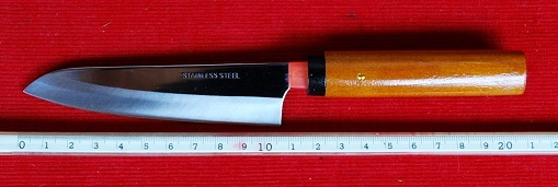 果物ナイフ・桜柄・桜鞘・Stainless steel Blade:10.5cm・全長:20cm.拍卖